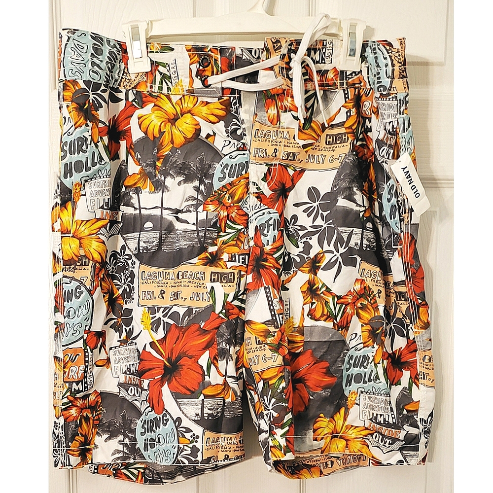 Old Navy graphic swim shorts